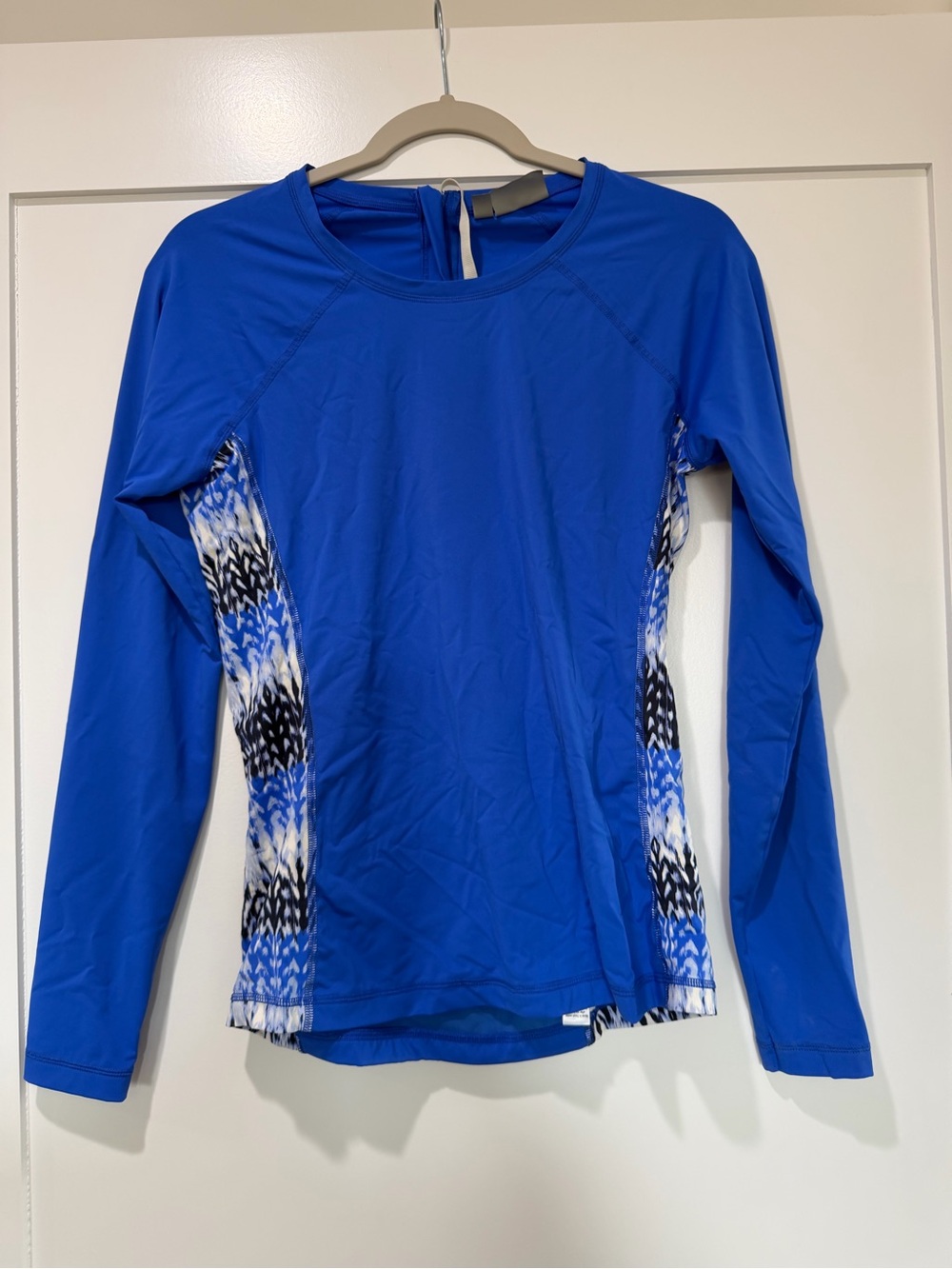 Athleta Long-Sleeve Rash Guard Swim Top
